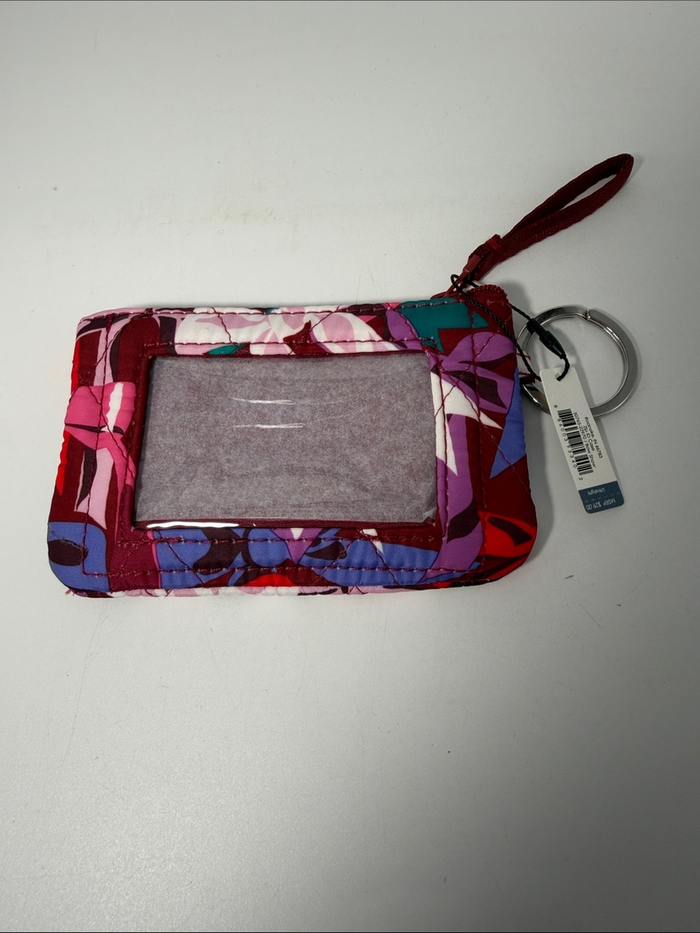 Vera Bradley Zip ID Case in Bow Show Pattern NWT